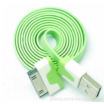for iPhone 5 Colorful Noodles Charger USB Data Cable Data Line (IPHONE SJ2)